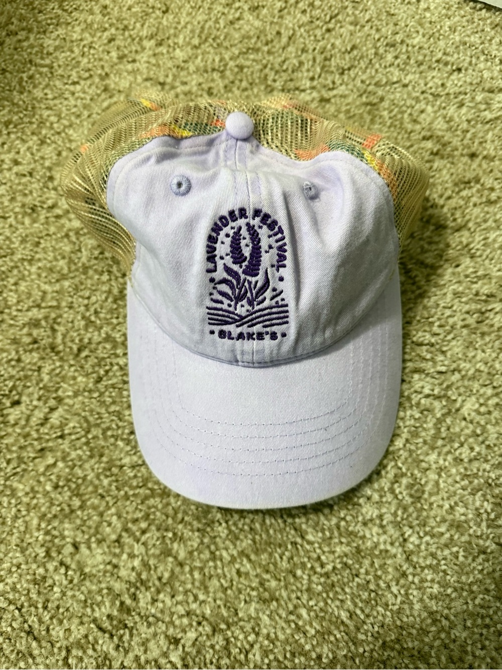 Lavender Festival Mesh-Back Cap